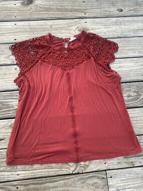Perch by Blu Pepper Shirt - Rust - Size 3XL